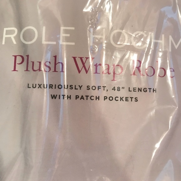 Carole Hochman Plush Wrap Robe Ivory Luxury Soft S - Picture 8 of 8